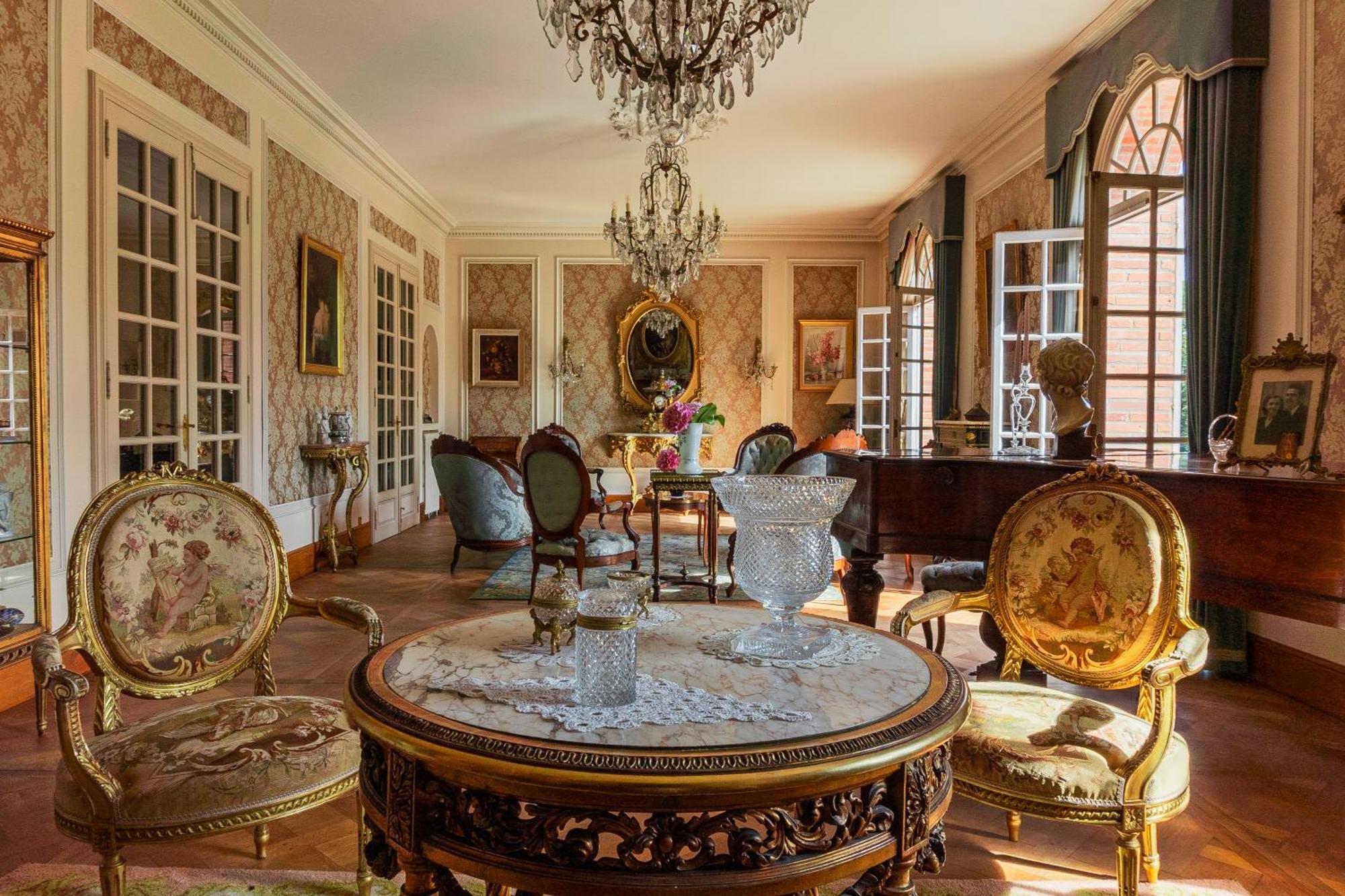 Castel Bois Marie, Maison D'Hotes Montauban Luaran gambar The drawing room